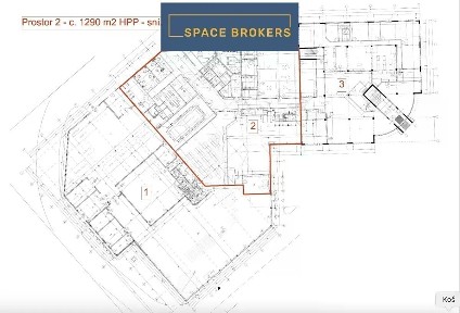 Pronájem skladového prostoru 1290 m² Praha