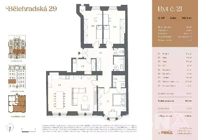 Praha, Praha 2, Vinohrady, Bělehradská, 29