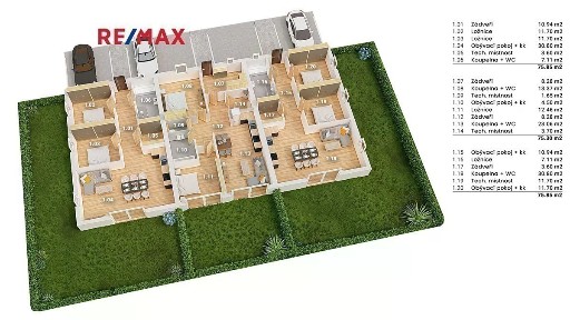 Prodej bytu 3+kk 76 m² Mutěnice