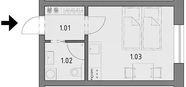 Ústí nad Labem, Severní Terasa, Glennova, 3