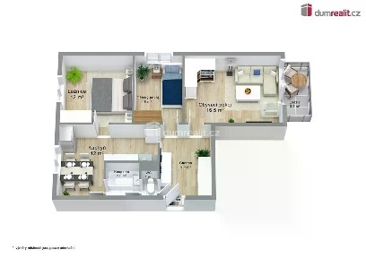 Prodej bytu 3+1 61 m² Kollárova, Ostrov