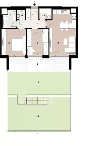 Prodej bytu 3+kk 69 m² Štichova, Praha - Háje