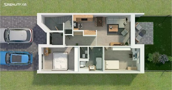 Pronájem bytu 3+kk 85 m² Labská zahrada, Hradec Králové - Třebeš