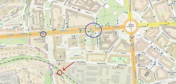 Pronájem skladového prostoru 16 m² Buštěhradská, Praha - Střešovice