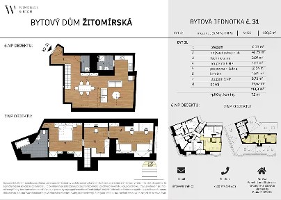 Prodej bytu 4+kk 120 m² Žitomírská, Praha - Vršovice