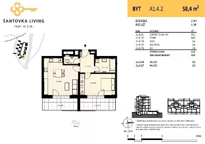 Prodej bytu 2+kk 58 m² Ostrovní, Olomouc