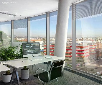 Pronájem kanceláře 454 m² Plzeňská, Praha - Smíchov