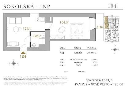 Praha, Praha 2, Nové Město, Sokolská, 8