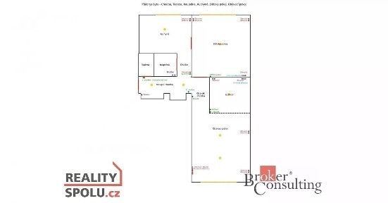 Pronájem bytu 2+1 57 m² Hany Kvapilové, Opava - Předměstí
