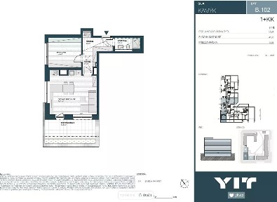 Prodej bytu 1+kk 49 m² Hodkovická, Praha - Kamýk
