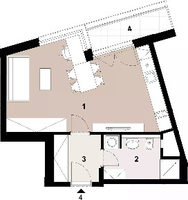 Prodej bytu 1+kk 38 m² Milínská, Praha - Záběhlice