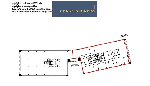 Pronájem kanceláře 2000 m² Evropská, Praha - Vokovice