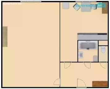 Pronájem bytu 1+1 35 m² Dánská, Kladno - Kročehlavy