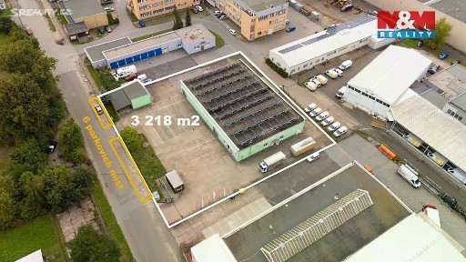 Pronájem skladového prostoru 1072 m² Stavební, Hradec Králové - Slezské Předměstí