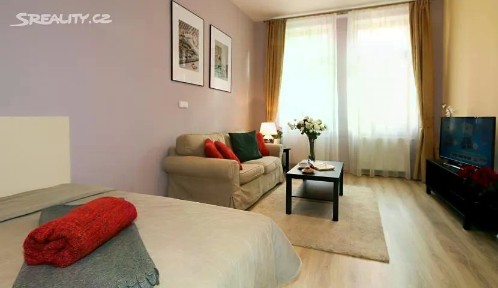 Pronájem bytu 1+1 40 m² Máchova, Praha - Vinohrady