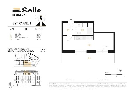 Prodej bytu 1+kk 34 m² Holubova, Praha - Smíchov