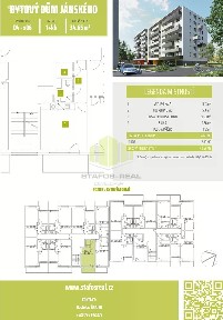 Pronájem bytu 1+kk 33 m² Janského, Olomouc - Povel