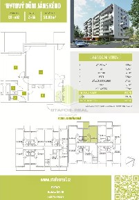 Pronájem bytu 2+kk 59 m² Janského, Olomouc - Povel