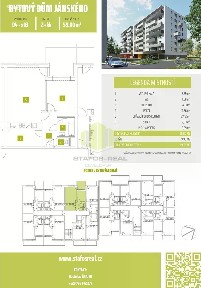 Pronájem bytu 2+kk 59 m² Janského, Olomouc - Povel