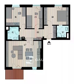 Prodej bytu 4+kk 98 m² Mezitraťová, Praha - Hrdlořezy