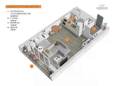 Prodej bytu 1+kk 42 m² Na Perštýně, Liberec - Liberec IV-Perštýn