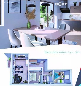 Pronájem bytu 3+kk 70 m² Hlinecká, České Budějovice - České Budějovice 5