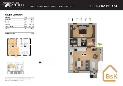 Prodej bytu 2+kk 61 m² Zborovská, Český Brod