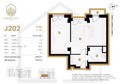 Prodej bytu 2+kk 52 m² Černý Důl - Čistá v Krkonoších