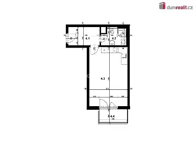 Prodej bytu 1+kk 37 m² Kadečkové, Praha - Letňany