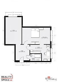 Pronájem bytu 2+1 65 m² Nade Mží, Plzeň - Skvrňany