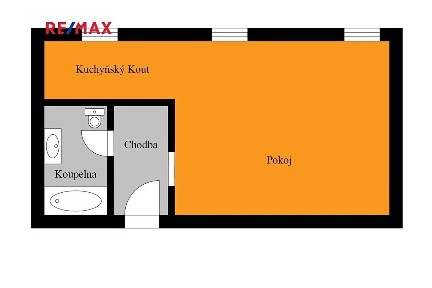 Pronájem bytu 1+kk 31 m² Václavská, Kolín - Kolín III