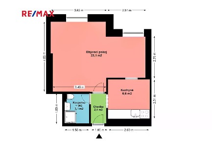 Prodej bytu 1+1 36 m² Žerotínova, Praha - Žižkov