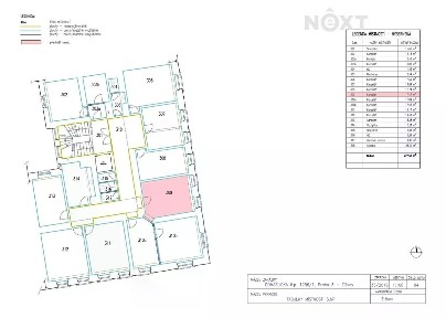 Pronájem kanceláře 17 m² Domažlická, Praha - Žižkov