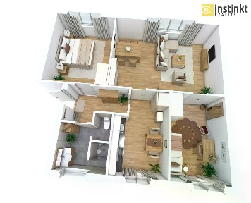 Pronájem bytu 3+1 77 m² Načeradec - Slavětín