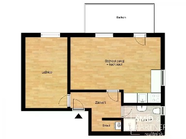 Prodej bytu 2+kk 47 m² Palackého, Velim