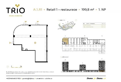 Prodej restaurace 200 m² náměstí Osvoboditelů, Praha - Radotín