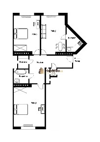 Pronájem bytu 3+kk 95 m² U gymnázia, Praha - Nusle