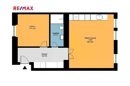 Pronájem bytu 2+kk 51 m² Havelská, Praha - Staré Město
