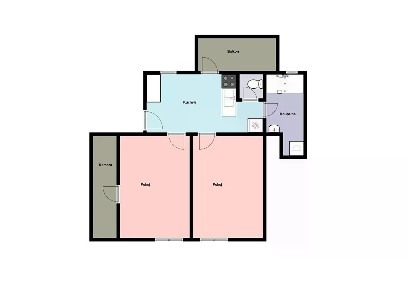 Pronájem bytu 2+1 54 m² Legií, Říčany