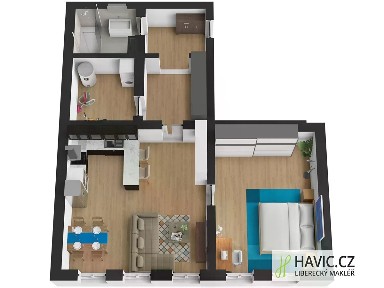 Prodej bytu 2+kk 70 m² Pražská, Liberec - Liberec II-Nové Město
