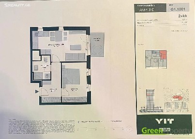 Prodej bytu 2+kk 48 m² Praha - Hloubětín