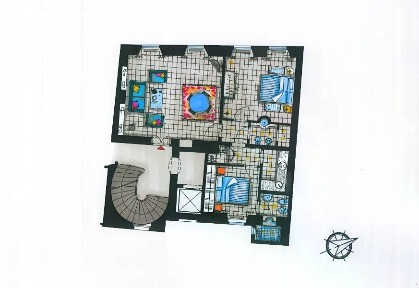 Pronájem bytu 3+1 73 m² Hroznová, Praha - Malá Strana