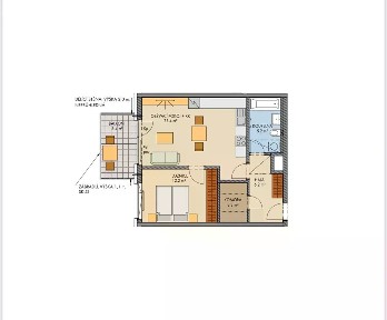 Pronájem bytu 2+kk 52 m² Čakovická, Praha