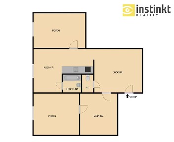 Prodej bytu 2+1 59 m² Macháčkova, Plzeň - Skvrňany
