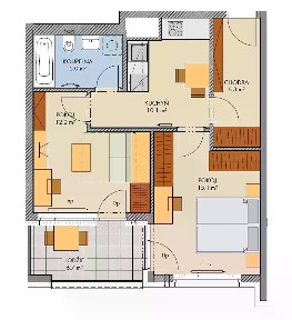 Prodej bytu 2+1 51 m² Svitákova, Praha - Stodůlky