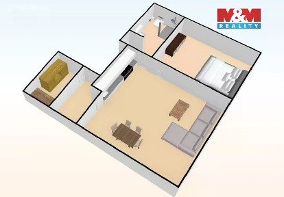 Pronájem bytu 2+kk 55 m² Třebízského, Slaný