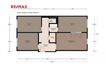 Prodej bytu 3+1 69 m² Ořechová, Benátky nad Jizerou - Benátky nad Jizerou II