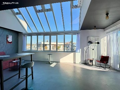 Pronájem bytu 1+kk 54 m² Nad ostrovem, Praha - Podolí