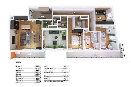 Prodej bytu 5+kk 140 m² Benešova, Praha - Hlubočepy