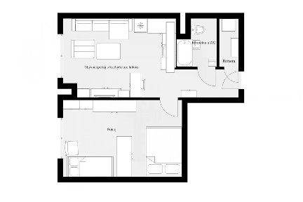 Pronájem bytu 2+kk 47 m² Kostelecká, Náchod